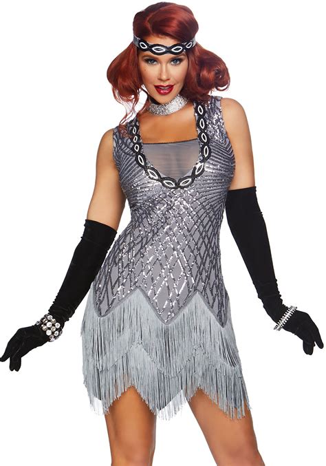 flapper costume with sleeves|sexy flapper girl costume.